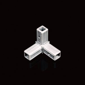 3 Way Connector 25mm Grey