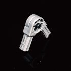 Square Adjustable Connector 2-Way 25mm Grey