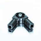 Square Adjustable Connector 2-Way 25mm