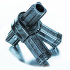 Connect-it Square Adjustable Connector 4-Way 38mm